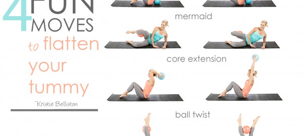 4 F U N MOVES to FLATTEN YOUR TUMMY!