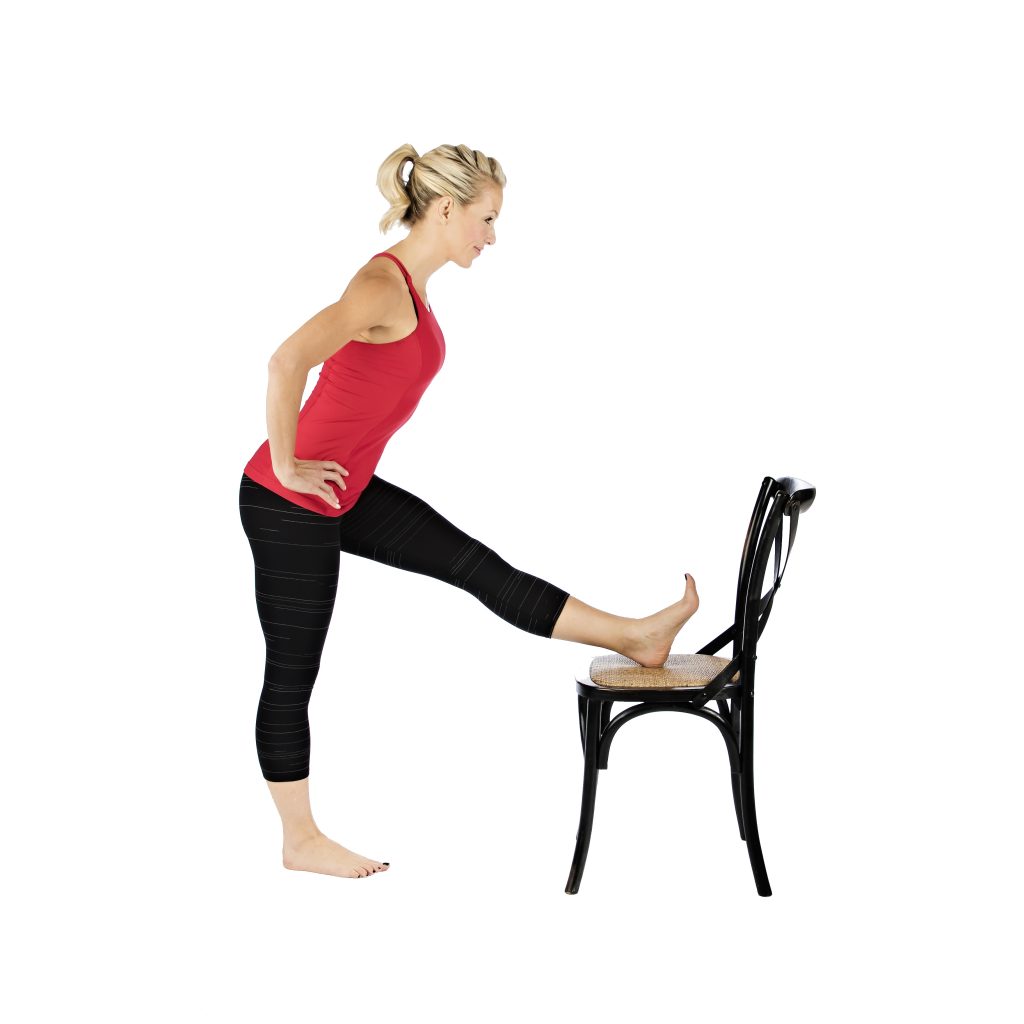 Chair Yoga Flow | By Kristie Belliston | The Belly Fit Club