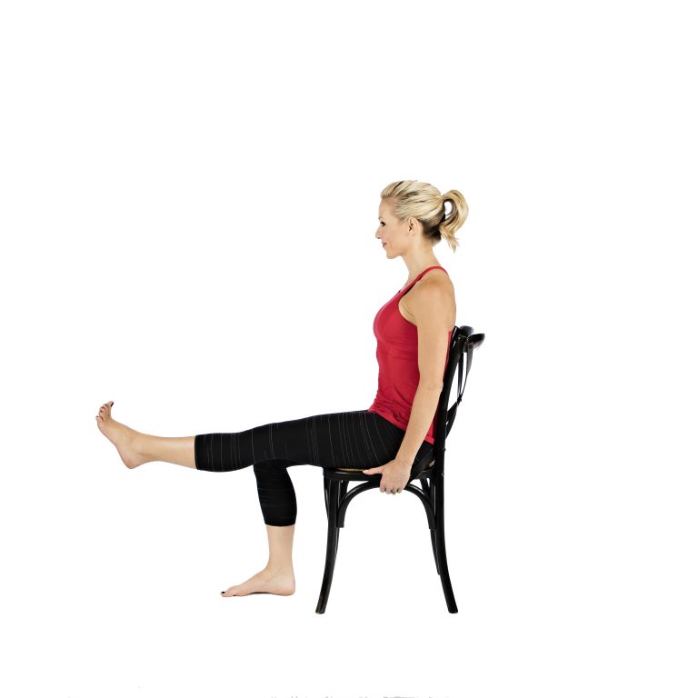 Chair Yoga Flow | By Kristie Belliston | The Belly Fit Club